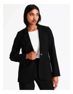 Basque Essential Single Button Blazer In Black -Basque Store Online 962624260 5 720x928