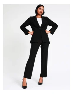 Basque Essential Single Button Blazer In Black -Basque Store Online 962624260 7 720x928