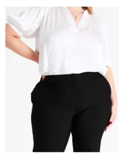 Basque Essential Straight Leg Pant In Black -Basque Store Online 962624710 4 720x928