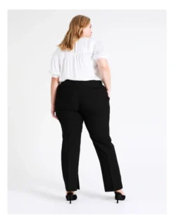 Basque Essential Straight Leg Pant In Black -Basque Store Online 962624710 6 720x928