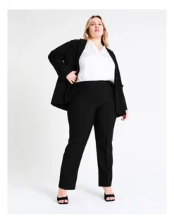 Basque Essential Straight Leg Pant In Black -Basque Store Online 962624710 7 720x928