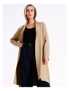 Basque Double Faced Cardi In Camel -Basque Store Online 967507480 4 720x928