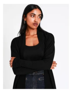 Basque Longline Cardi In Black 14 Basque Longline Cardi In Black -Basque Store Online 967507750 6 720x928