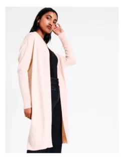 Basque Longline Cardi In Blush -Basque Store Online 967507930 3 720x928