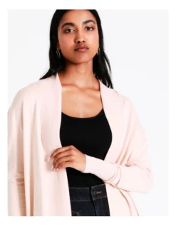 Basque Longline Cardi In Blush -Basque Store Online 967507930 7 720x928