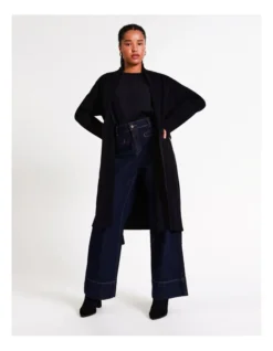 Basque Double Faced Cardi In Black -Basque Store Online 967508470 3 720x928