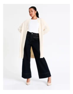 Basque Longline Cardi In Sand -Basque Store Online 967508650 7 720x928