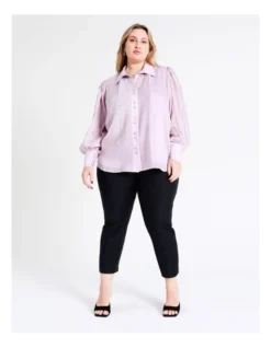 Basque Pintuck Shirt In Lilac -Basque Store Online 968711950 3 720x928