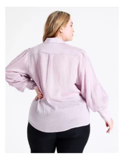 Basque Pintuck Shirt In Lilac -Basque Store Online 968711950 6 720x928