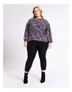 Basque Tuck Detail Top In Assorted -Basque Store Online 968713210 3 720x928