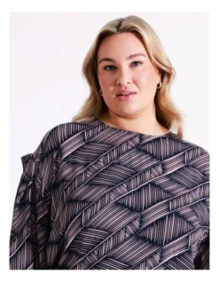 Basque Tuck Detail Top In Assorted -Basque Store Online 968713210 7 720x928