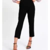 Basque Elastic Waist Slim Suit Pant In Black -Basque Store Online 968713660 2 720x928