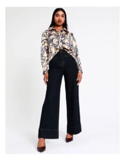 Basque Recycled Satin Printed Shirt In Assorted 10 Basque Recycled Satin Printed Shirt In Assorted -Basque Store Online 968714020 6 720x928