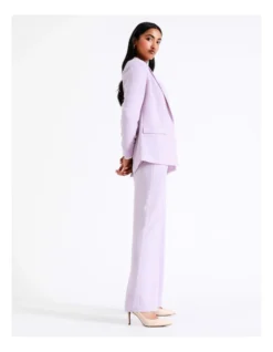Basque Crepe Edge To Edge Blazer In Lilac -Basque Store Online 968714470 5 720x928