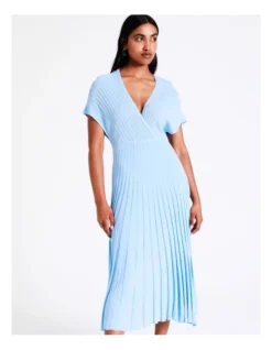 Basque Rib Knit Midi Dress In Sky Blue 14 Basque Rib Knit Midi Dress In Sky Blue -Basque Store Online 968714560 6 720x928