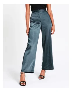 Basque Recycled Poly Satin Blend Suit Pant In Steel -Basque Store Online 968714650 3 1 720x928