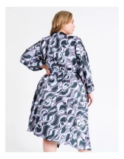 Basque Recycled Satin Staggered Hem Midi Dress In Blues 14 Basque Recycled Satin Staggered Hem Midi Dress In Blues -Basque Store Online 968714920 6 720x928