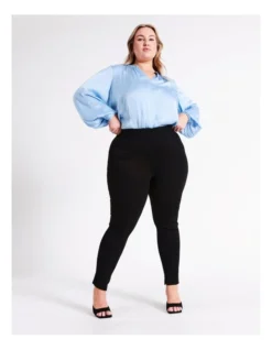 Basque Skinny Ponte Pant In Black -Basque Store Online 976023820 4 720x928