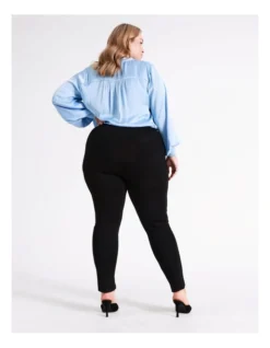 Basque Skinny Ponte Pant In Black -Basque Store Online 976023820 6 720x928