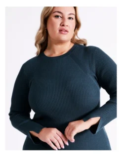 Basque Pointelle Lightweight Knit In Steel -Basque Store Online 976024180 2 720x928