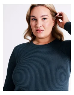 Basque Pointelle Lightweight Knit In Steel -Basque Store Online 976024180 5 720x928